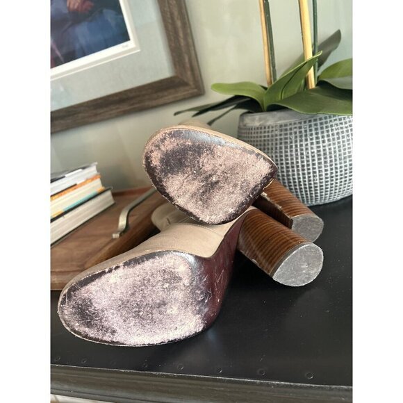 Mercedes Castillo Stretch Nappa Dessa Round Toe Boots Tan Brown Womens Size 38 - Picture 11 of 11